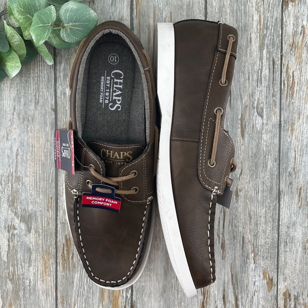 Men’s Chaps Benny Boat Shoes Size 10